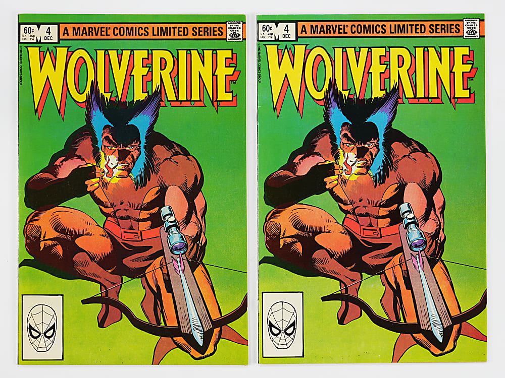 1982 Marvel Wolverine Complete Run (4) with #1 CGC 9.4