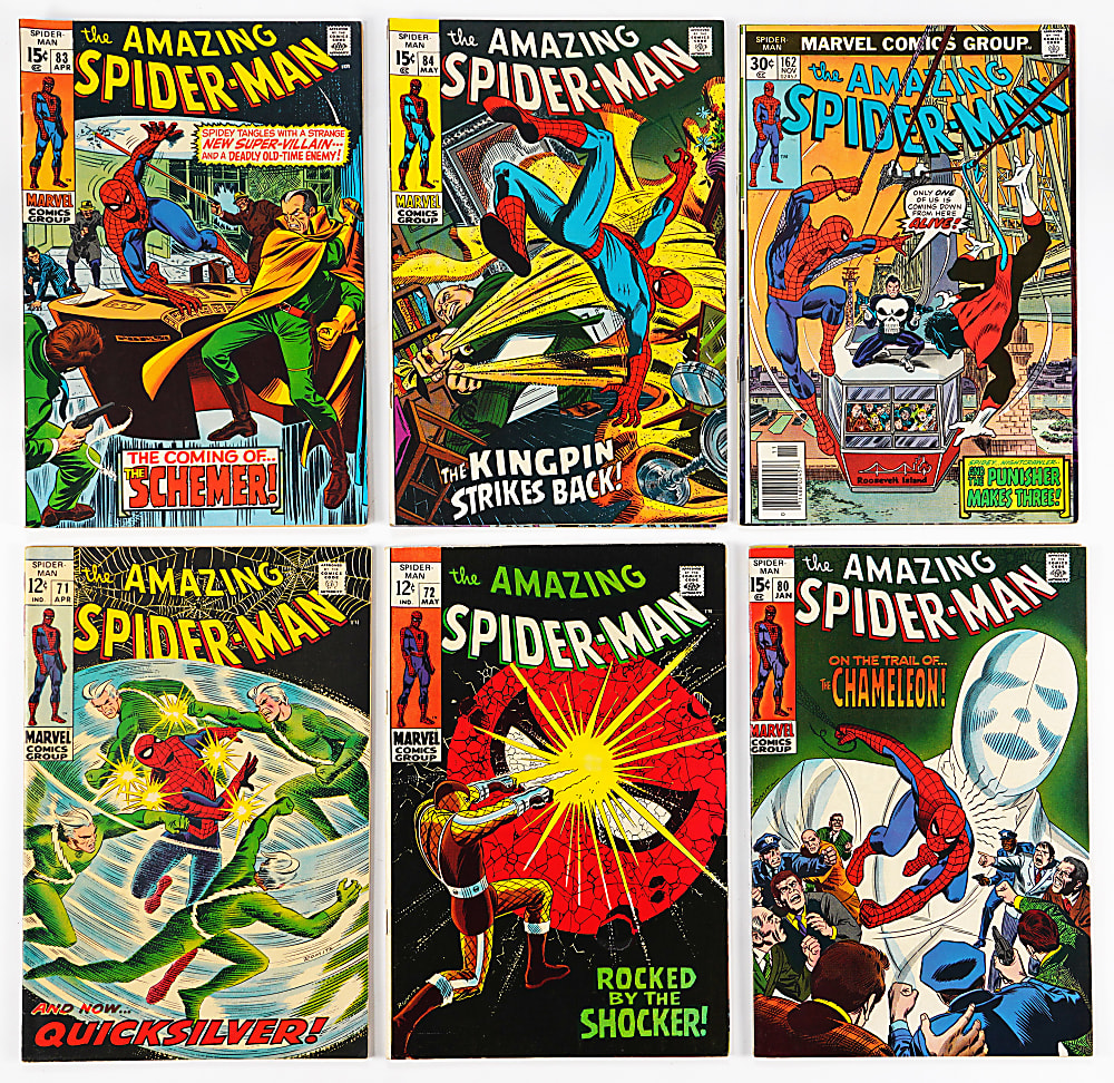 1960s-1980s Marvel Amazing Spider-Man Comics (21) with #19, #22, #122 & #252