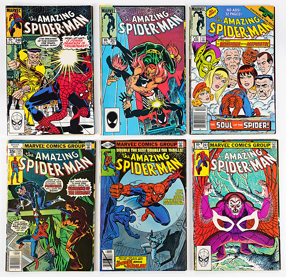1960s-1980s Marvel Amazing Spider-Man Comics (21) with #19, #22, #122 & #252