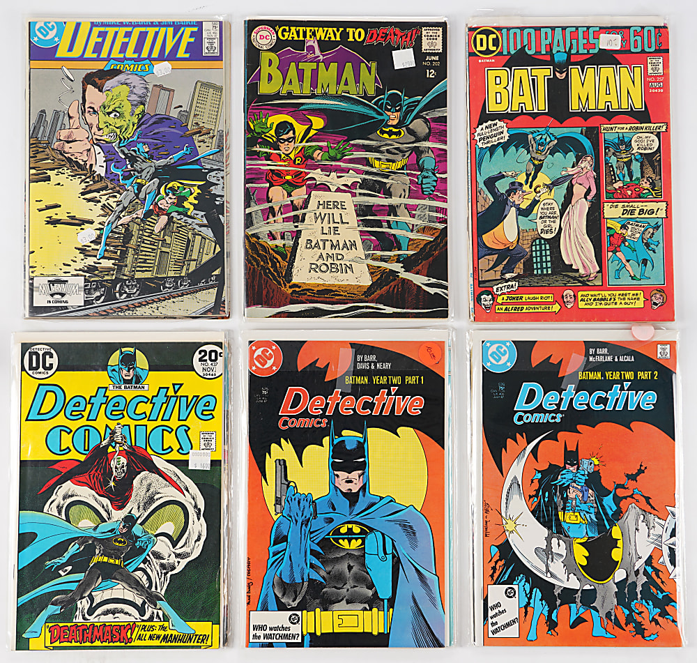 1960s-1980s DC Batman and Detective Comics Collection (60) with Batman #200 CGC 7.0 Restored