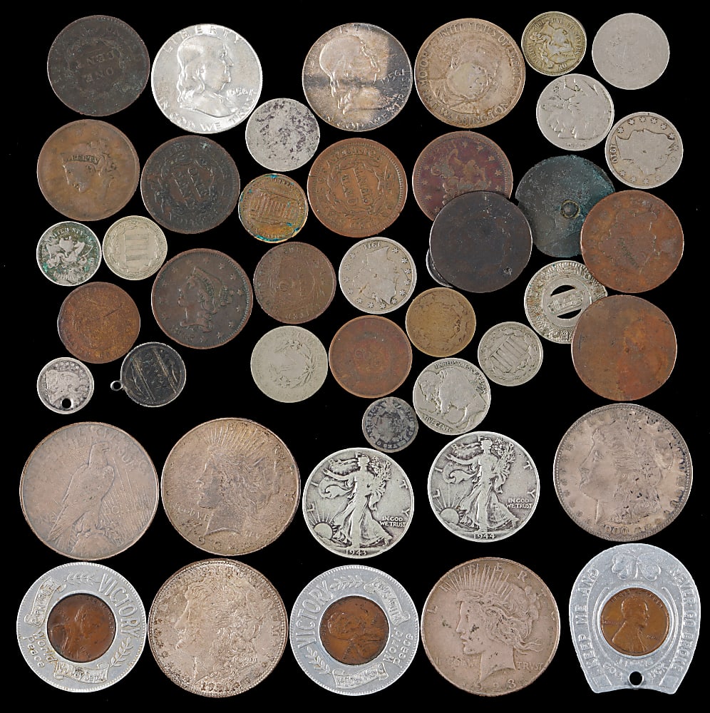 1808-1956 U.S Type Coin Collection (100+) with (7) Half Cents