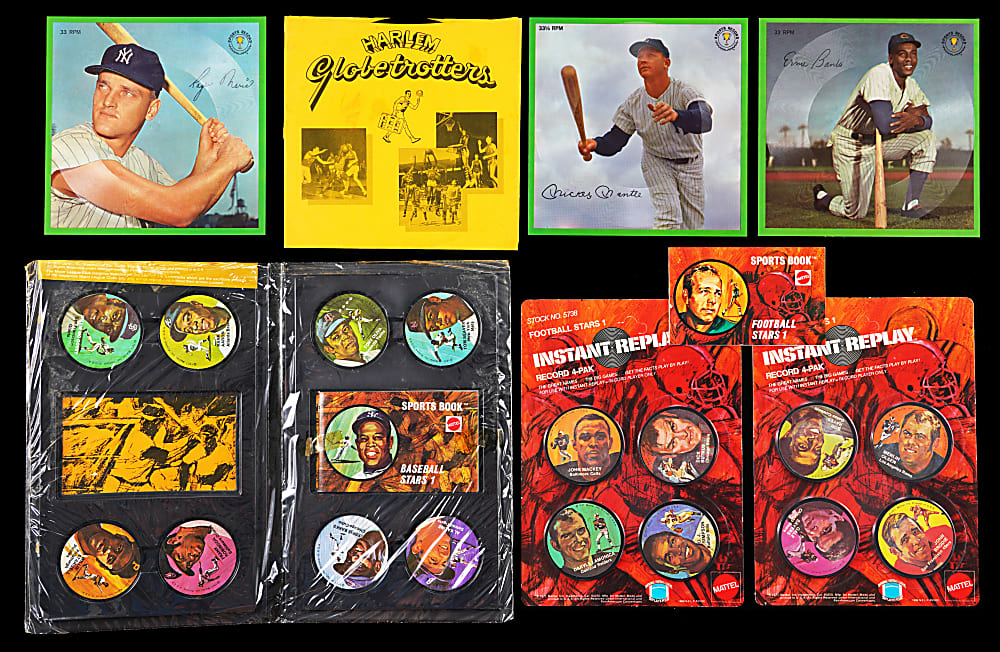 1960s-1970s Multi-Sport Record/Audio-file Collection (40) with (9) Signed Plus 1964 Auravision Near Set (12/16)