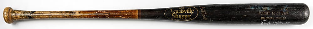 1989-1992 Randy Milligan Baltimore Orioles Signed Game-Used Bat