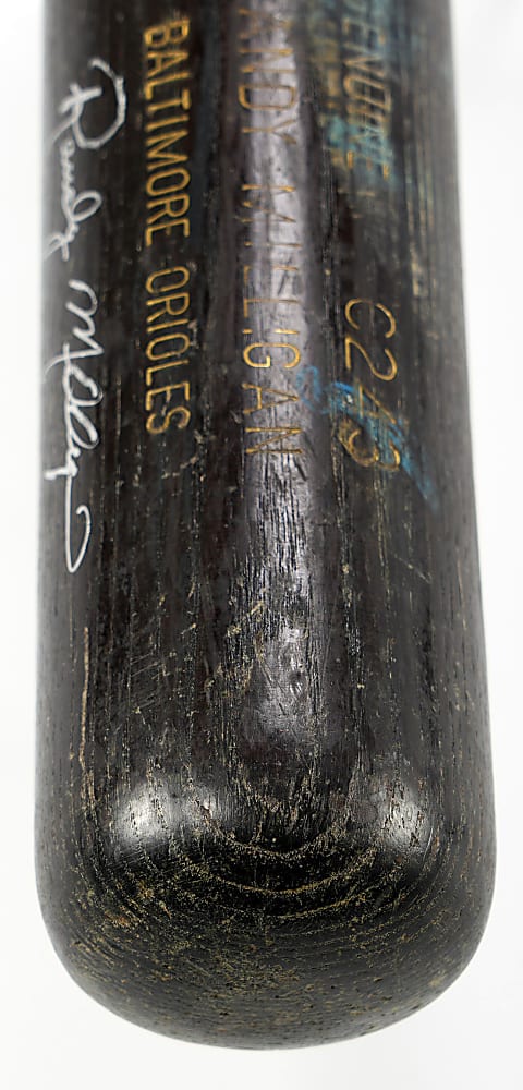 1989-1992 Randy Milligan Baltimore Orioles Signed Game-Used Bat