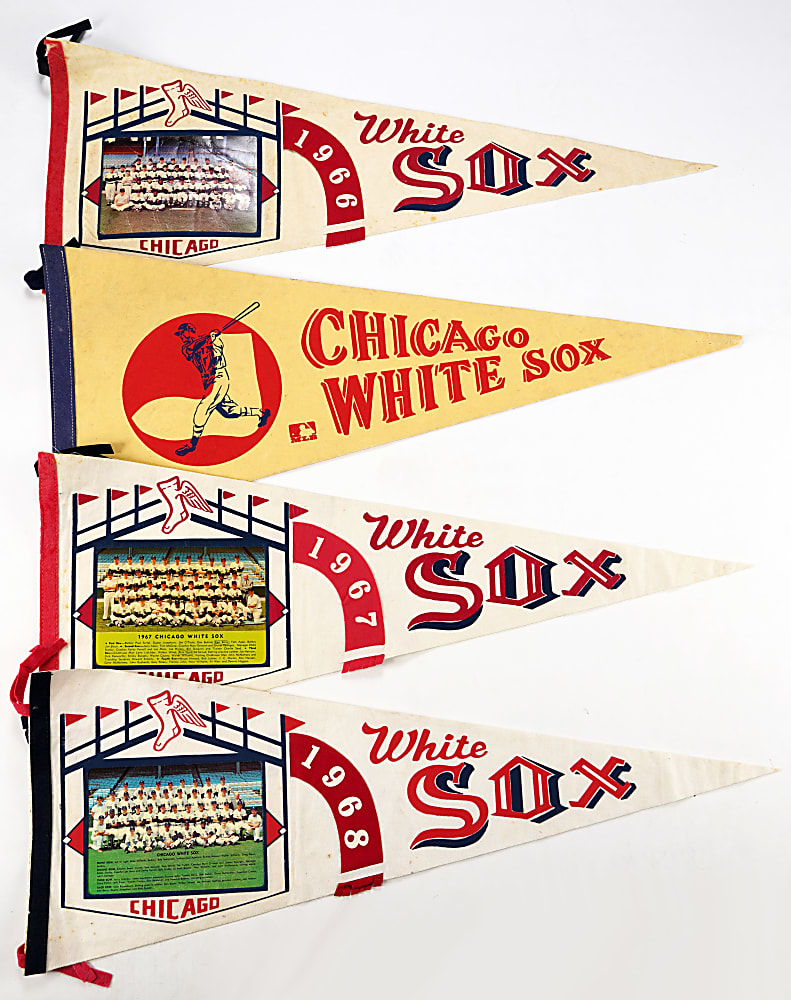 1950s-1960s Chicago White Sox Pennant Collection (10)
