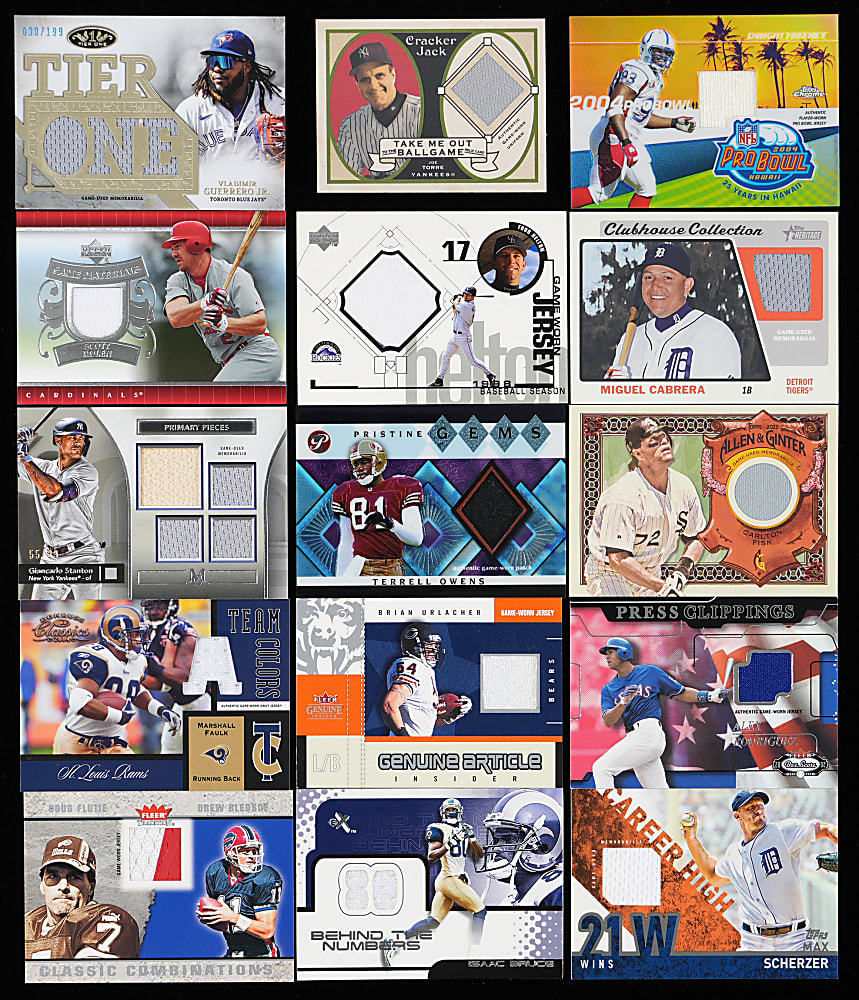 Modern Certified Autograph, Game-Used Relic & Commemorative Relic Collection (550+) with Several Hall of Famers