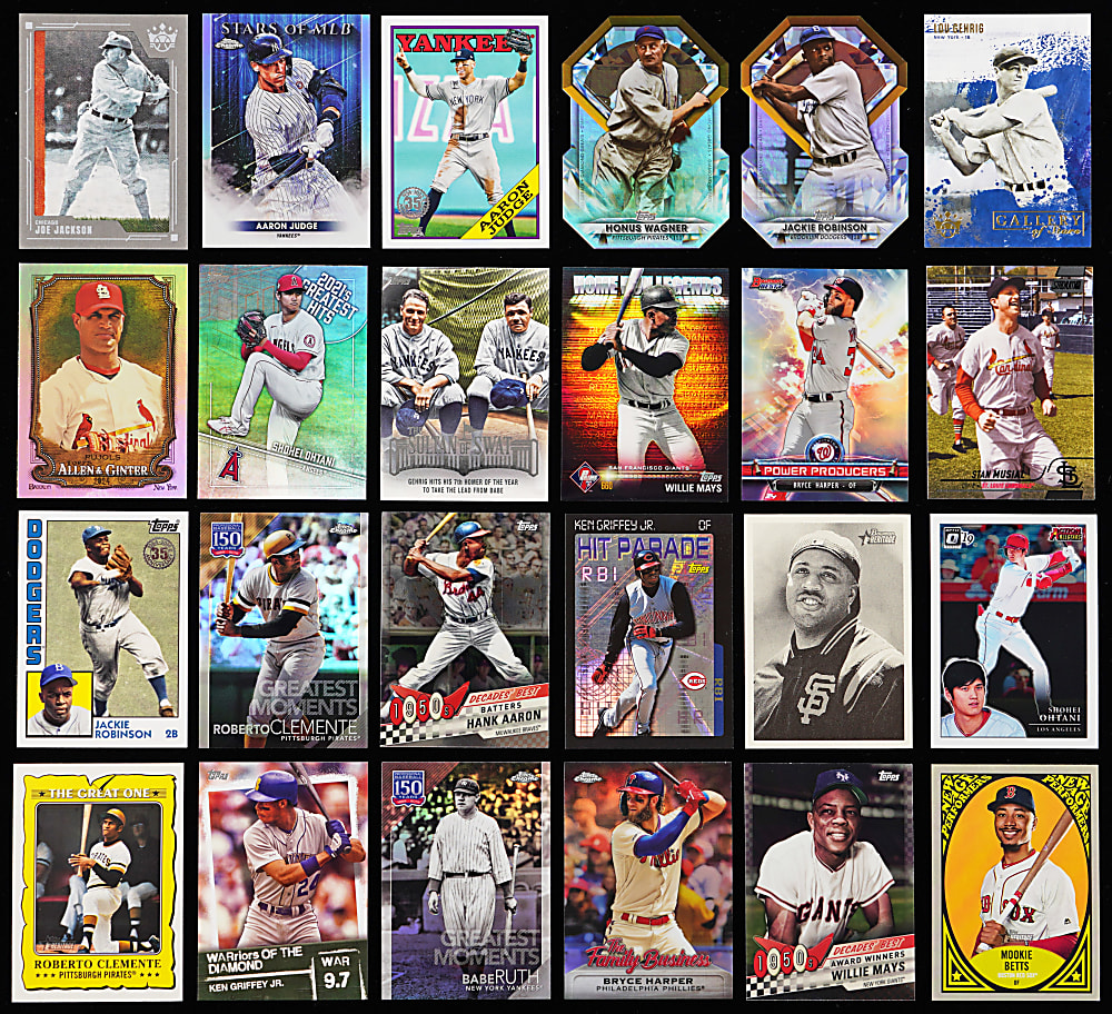 Mostly Post-2020s Baseball Singles Collection (5,800+) with (2,500+) Inserts - Loaded!