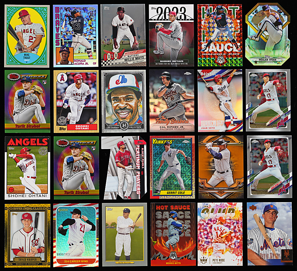 Mostly Post-2020s Baseball Singles Collection (5,800+) with (2,500+) Inserts - Loaded!