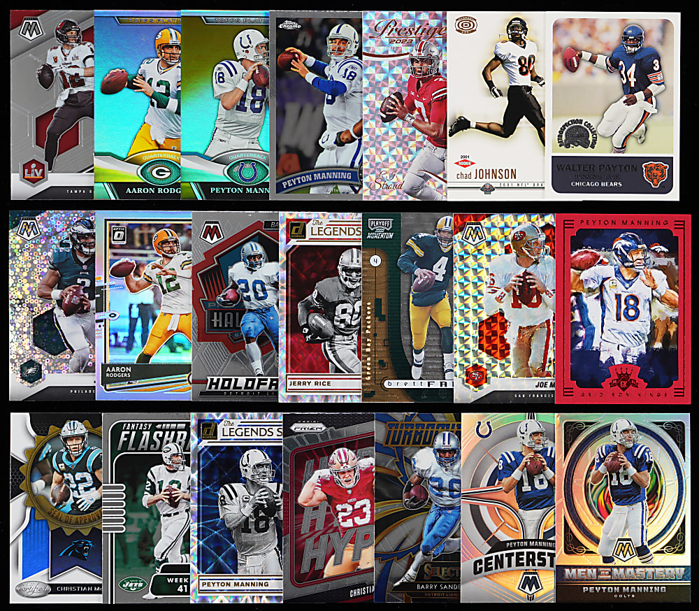 Mostly Post-2020s Football Singles Collection (6,800+) with (1,600+) Inserts - Loaded!