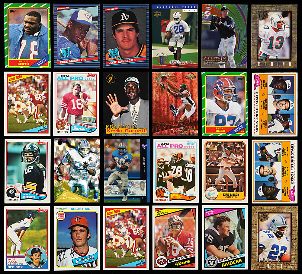 1980s-1990s Multi-Sport Card Collection (8,000+) – Loaded with Several Hundred Hall of Famers & Inserts!