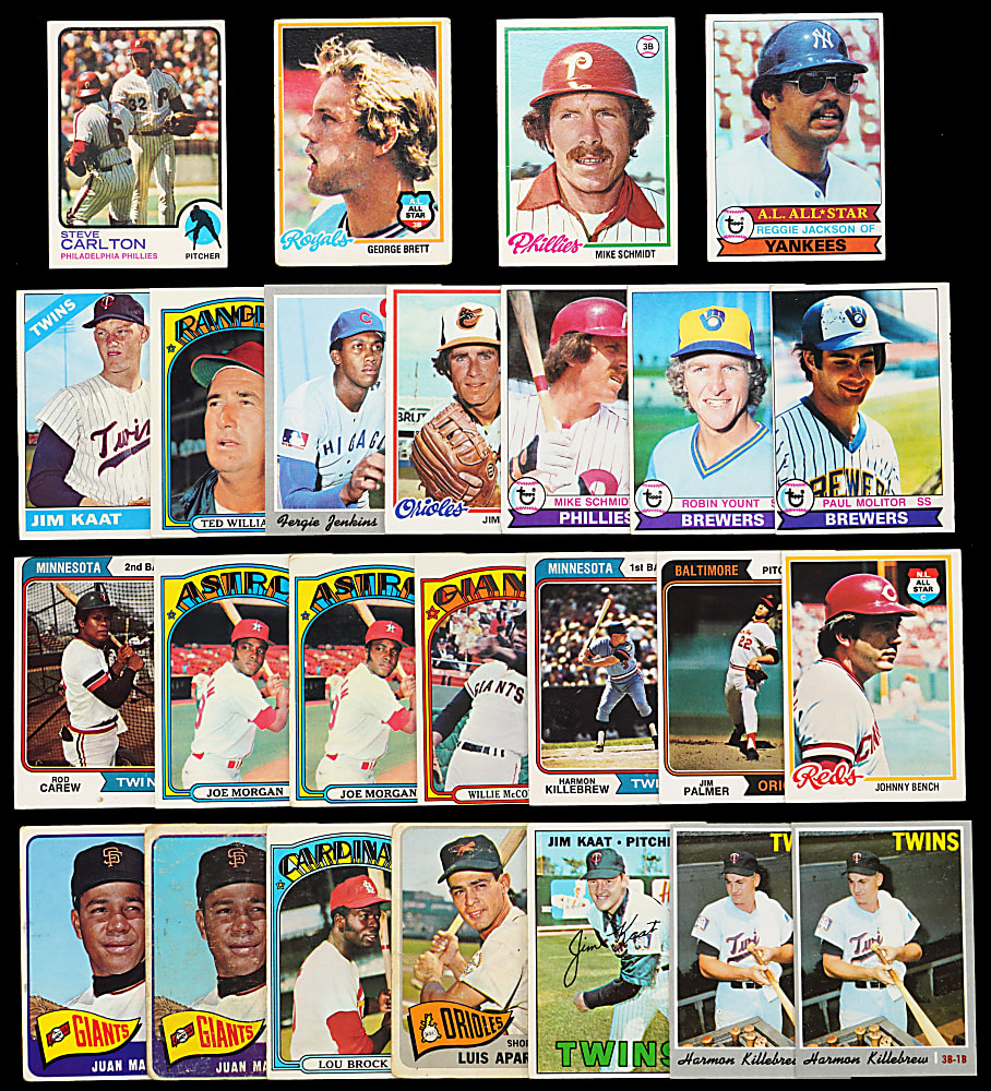 1965-1979 Topps Shoebox Collection (1,800+) with (160+) Hall of Famers & (900+) 1972 Topps