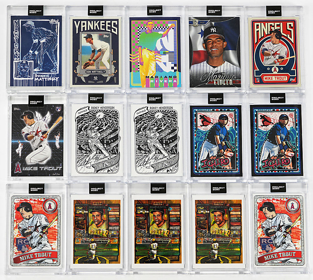 2020-2022 Topps Project 2020 & Project 70 Collection (74) with Superstars & Lower Print Runs