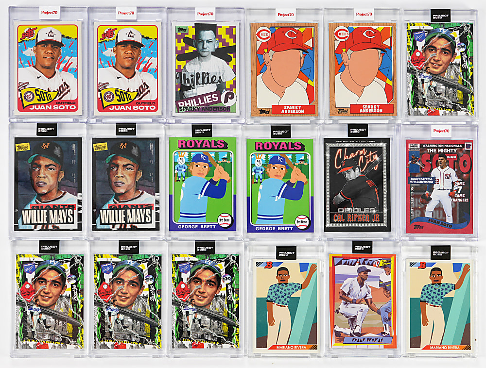 2020-2022 Topps Project 2020 & Project 70 Collection (74) with Superstars & Lower Print Runs