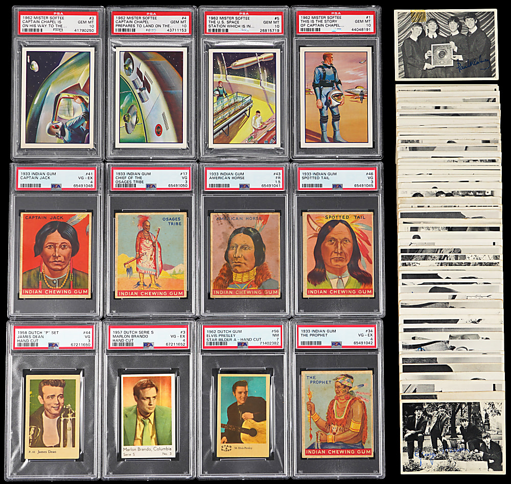 1933-1987 Non-Sport Collection (600+) with (12) PSA Graded Including (4) GEM MINT 10, 1933 Goudey Indian Gum & (375+) Garbage Pail Kids
