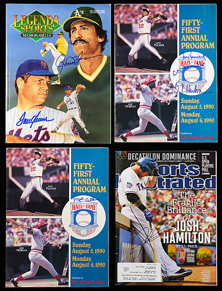 1950s-1990s Autographed Balance of Collection (45) with (35+) Hall of Famers Including Ted Williams, (2) Casey Stengel, George Steinbrenner