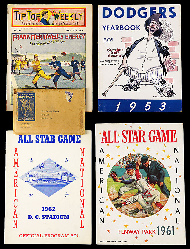 1900s-1980s Baseball Balance of Collection (90+) Items with Programs, Publications, Tickets & Photos