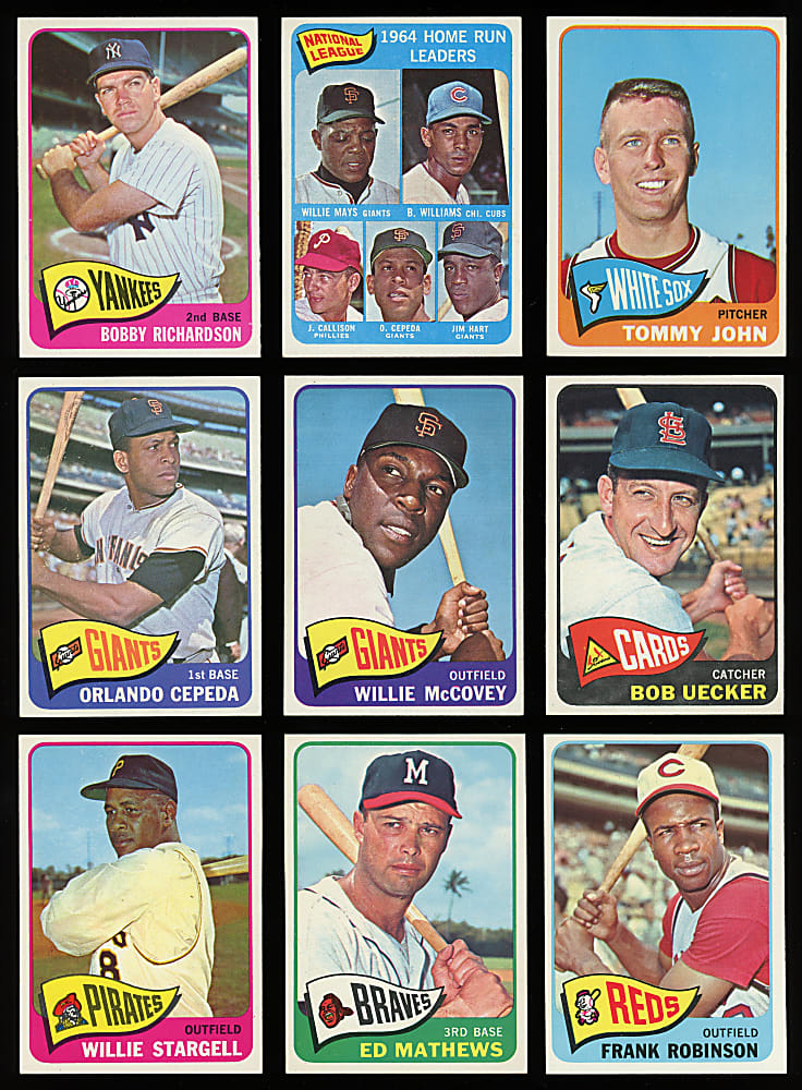 1965 Topps Hall of Fame & Star Collection (34)