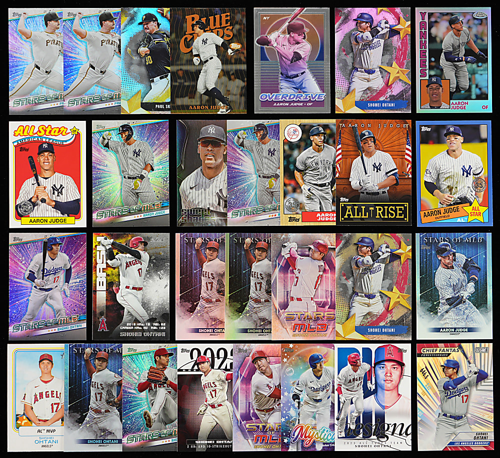 2000-Present Baseball Insert & Parallel Collection (4,000+) Loaded with Stars Including Judge, Harper & Ohtani