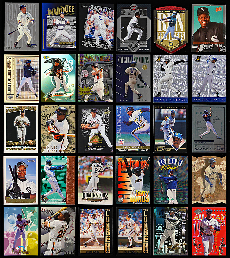 1990s Baseball Insert & Parallel Collection (4,000+) Loaded with Hall of Famers & Stars