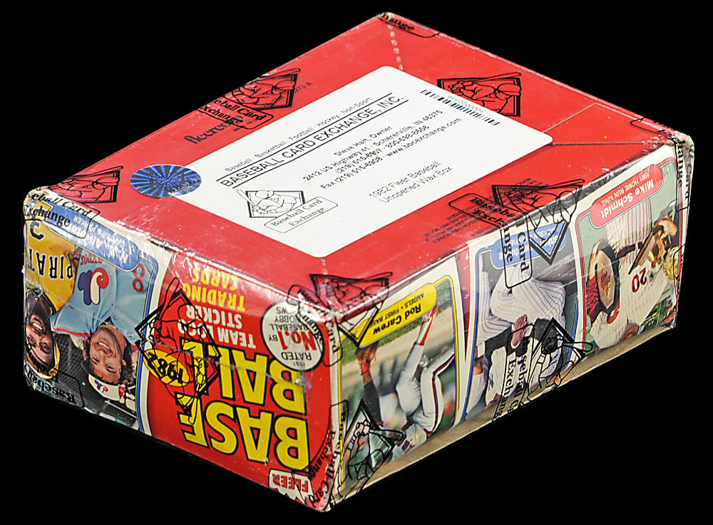 1982 Fleer Unopened Wax Box - BBCE