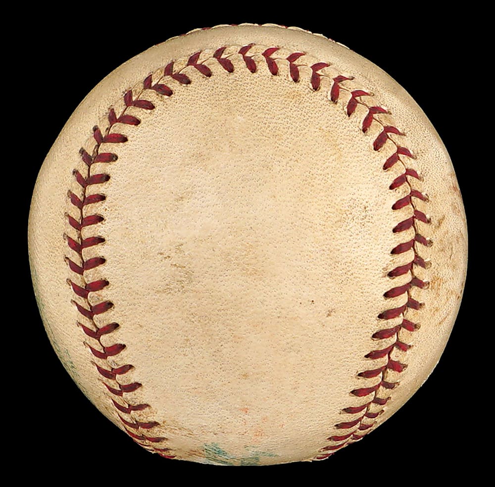 1956 Ted Williams 400th Home Run Baseball with Family Letter of Provenance & SIA Photo Match LOA