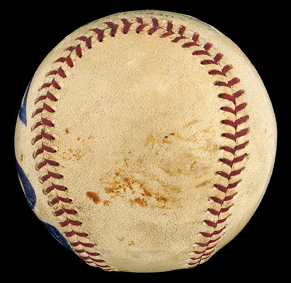 1956 Ted Williams 400th Home Run Baseball with Family Letter of Provenance & SIA Photo Match LOA