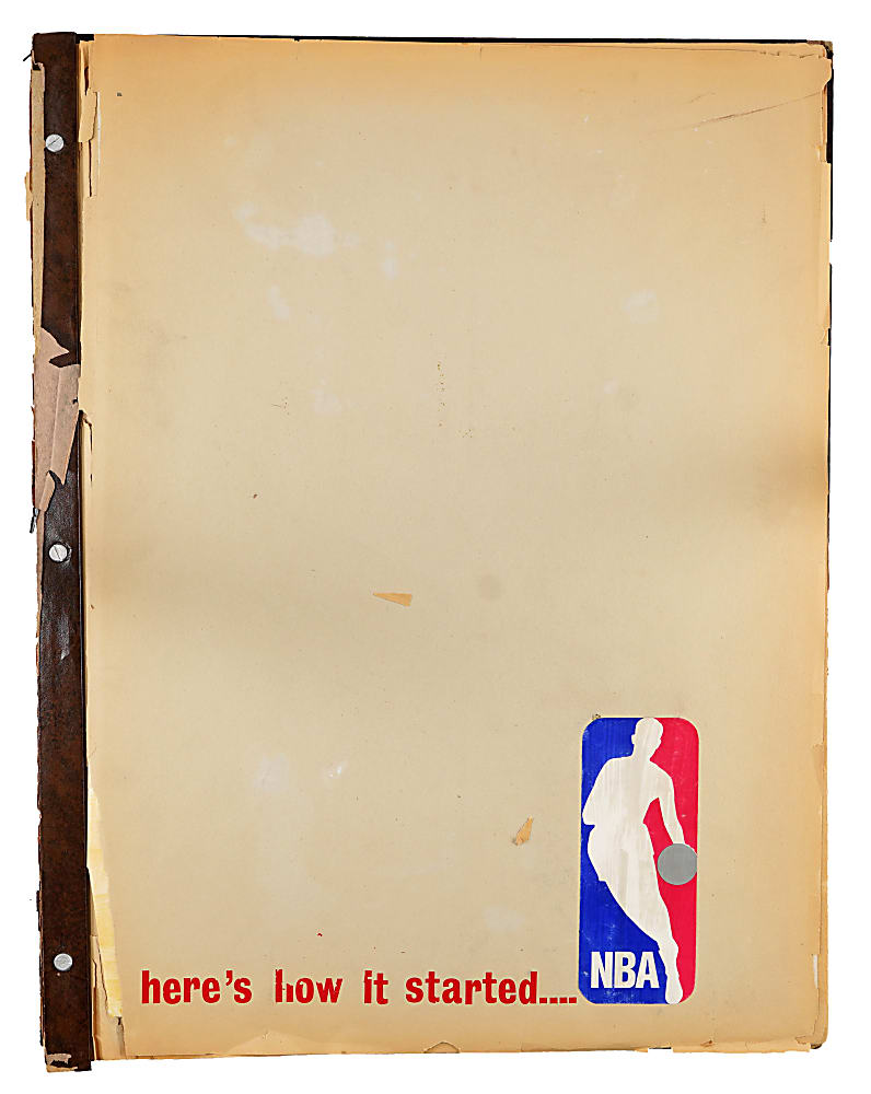 Historic 1971-1972 NBA/Thom McAn Shoe Giveaway Promotion Scrapbook with Posters, Photographs & Ephemera