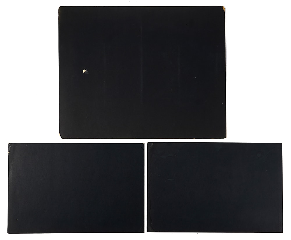 1940s-1960s Exhibit Card Vending Machine Headers (3) with Roy Campanella, Stan Musial, Roy Rogers & The Lone Ranger