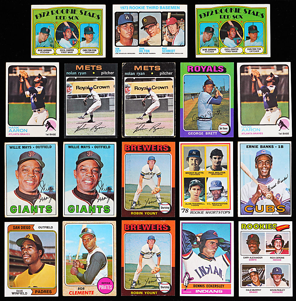 1967-1978 Hall of Fame & Star Collection (100) with Mike Schmidt Rookie