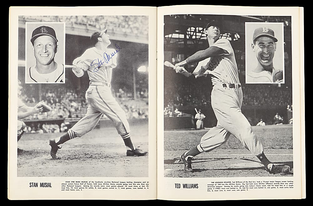 1956 MLB All-Star Game Program Signed by (22) with (11) Hall of Famers Including Kaline, Musial & Snider