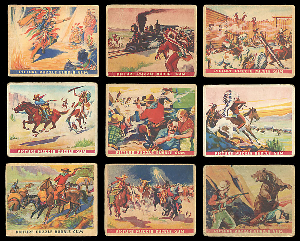 1933 R172 Gum Inc. Wild West Series Complete Set (48) Plus (1) Extra Card