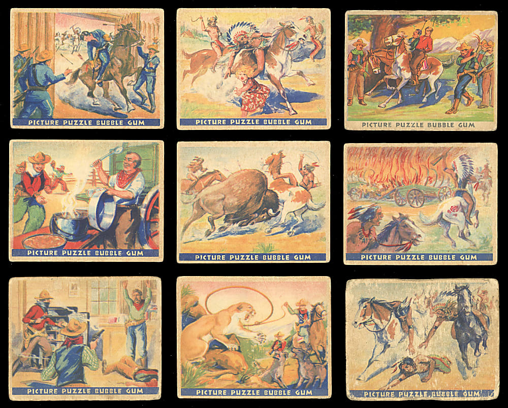 1933 R172 Gum Inc. Wild West Series Complete Set (48) Plus (1) Extra Card