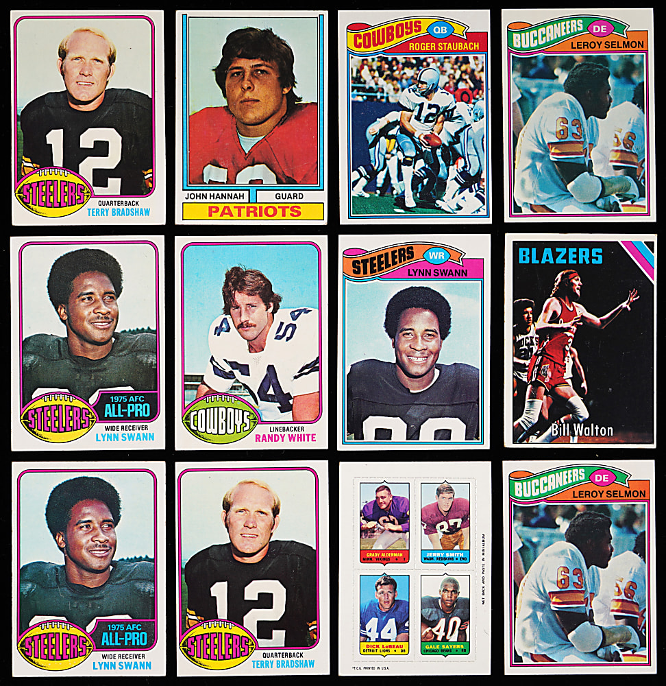 1965-1979 Multi-Sport Shoebox Collection (900+) with Several Hall of Famers & Stars