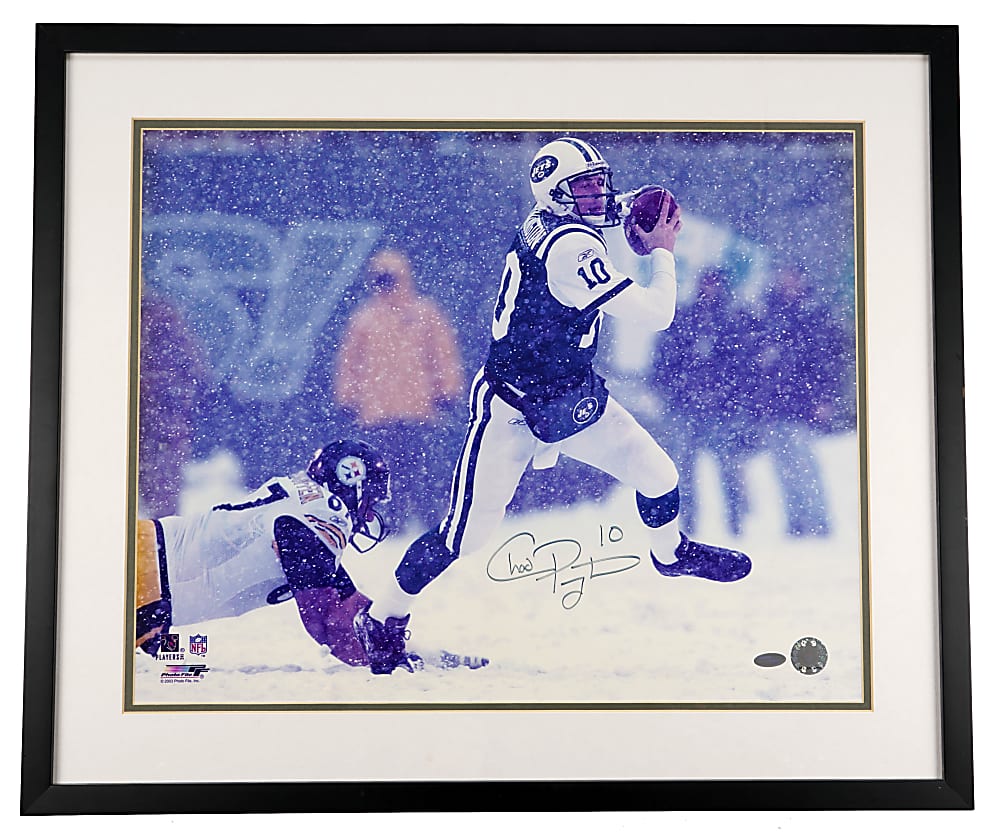 New York Jets Steiner Authenticated Collection (7) with Joe Namath Football & (2) New York Sack Exchange Items