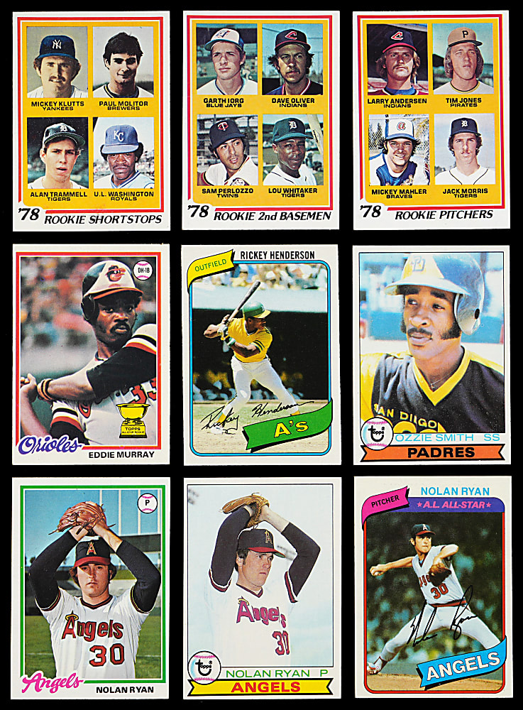 1978-1980 Topps Complete Set Run - Clean!