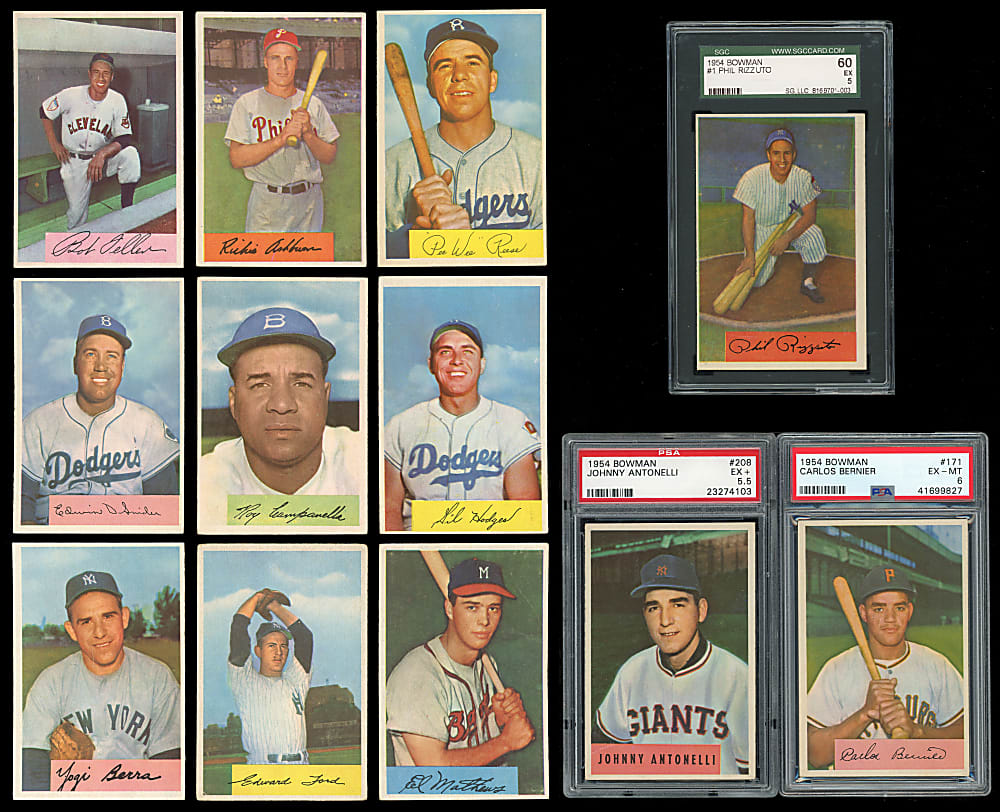1954 Bowman Near Complete Set (222/224)