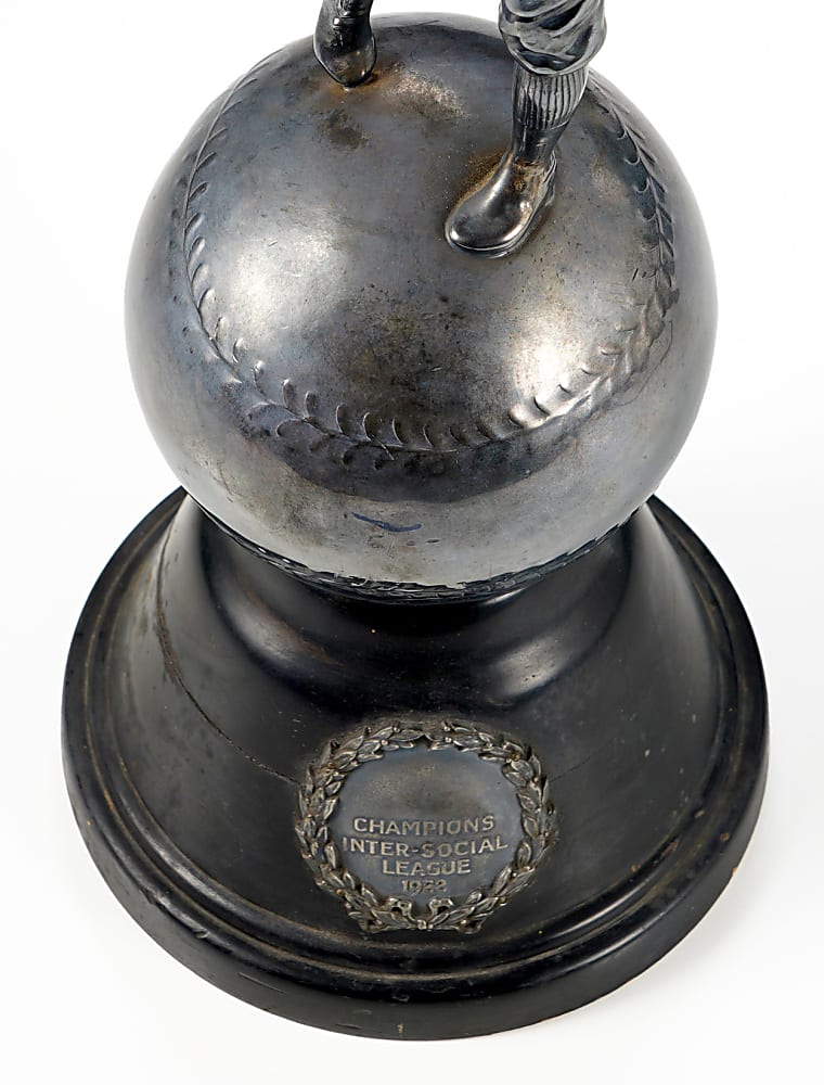 1922 Spalding Tampa Inter-Social League Champions Silver-Plated Trophy Made by Dieges & Clust