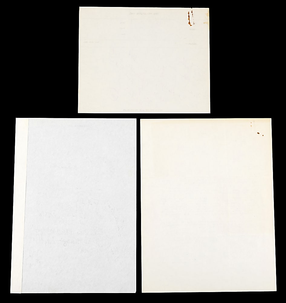 1965 Washington Senators Team-Sheet Signed by (29) with Gil Hodges & Frank Howard, Plus Period Ephemera