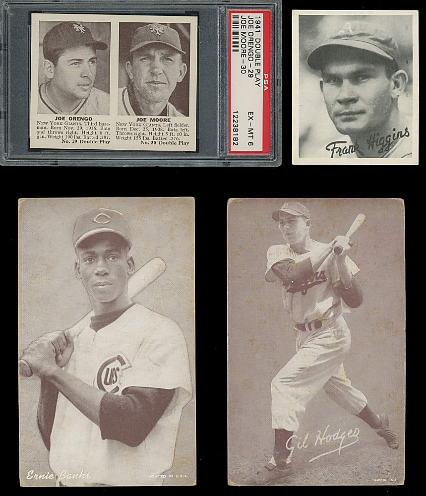 1909-1956 Baseball Shoebox Collection (255) with (7) Hall of Famers & Tougher Types