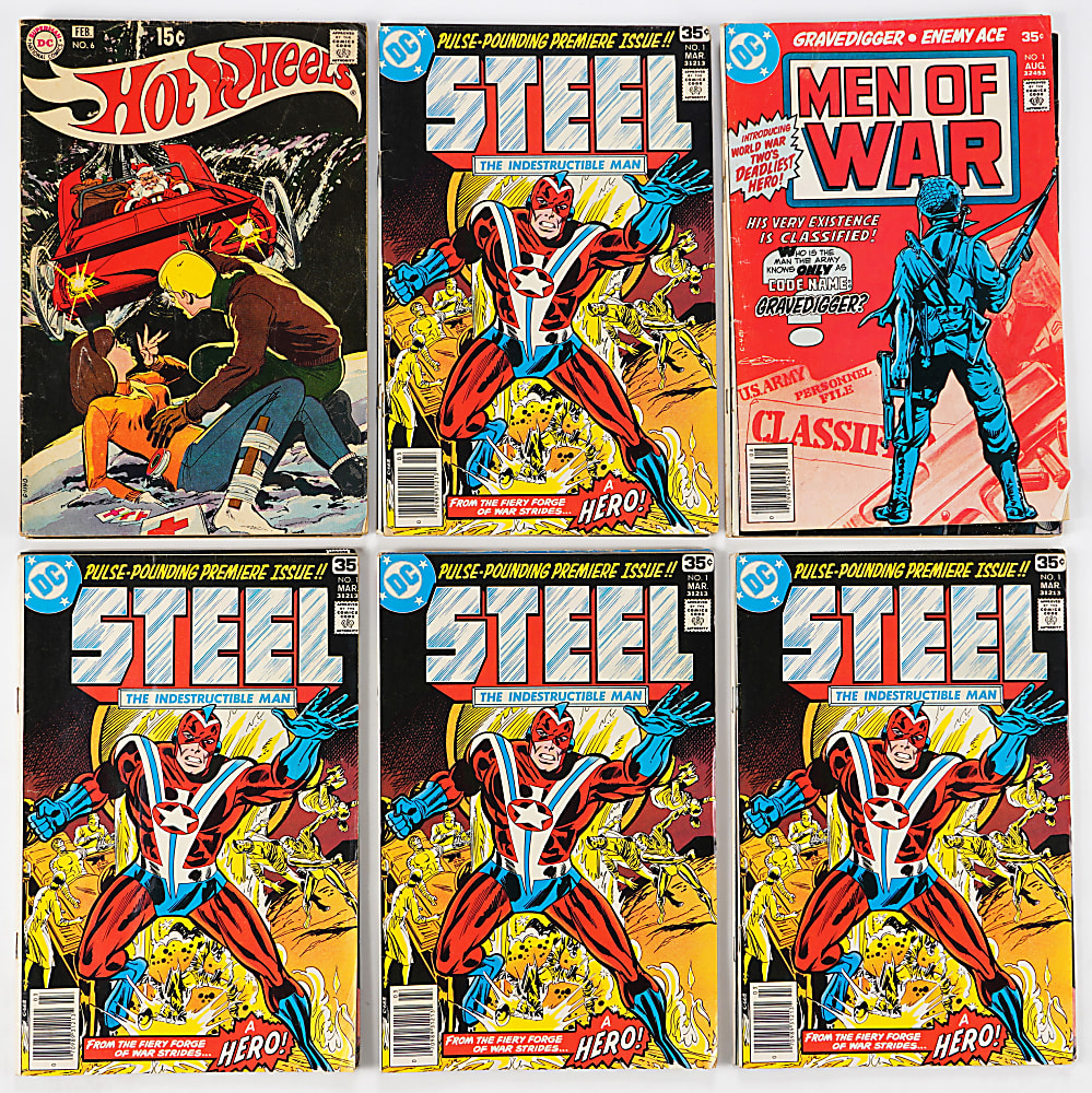 1970s-1980s Comic Book Treasure Chest (40) with Star Wars #1 & (5) Spider-Woman #1