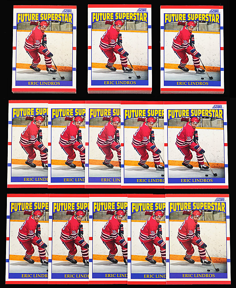 1990-1991 Score Hockey #440 Eric Lindros Rookie Brick (90)