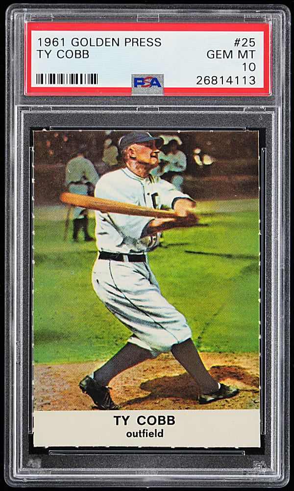 1961 Golden Press #25 Ty Cobb PSA GEM MINT 10