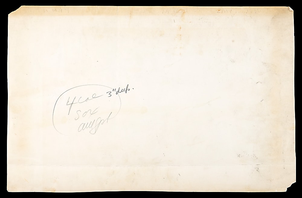 1942 Boston Red Sox Outfield 9x14 Photograph with Ted Williams, Dom DiMaggio & Lou Finney