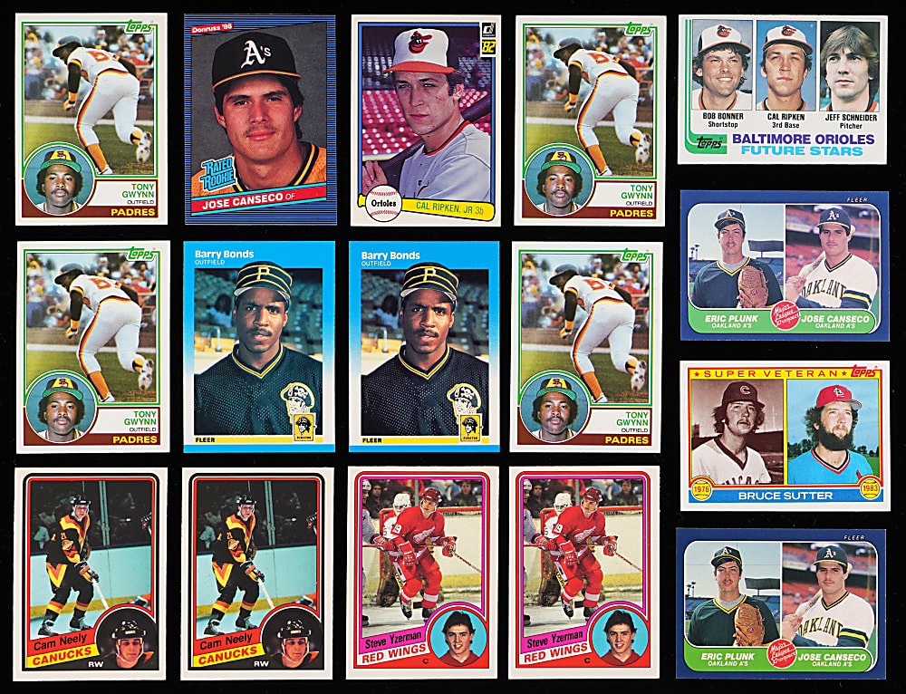 1980s Multi-Sport Singles Collection (450+) with Numerous Key Rookie Cards