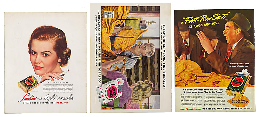 1936, 1938 & 1943 World Series New York Yankees Program Trio with 1936 Lou Gehrig Home Run