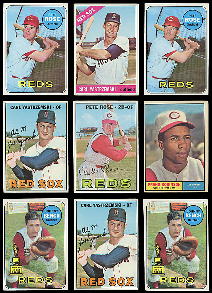 1958-1969 Topps Hall of Fame & Star Collection (168) with (7) Hank Aaron & (7) Willie Mays