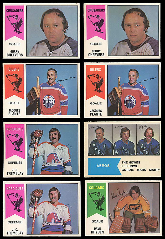 1971-1976 Topps & O-Pee-Chee Hockey Collection (110) with (4) Bobby Orr