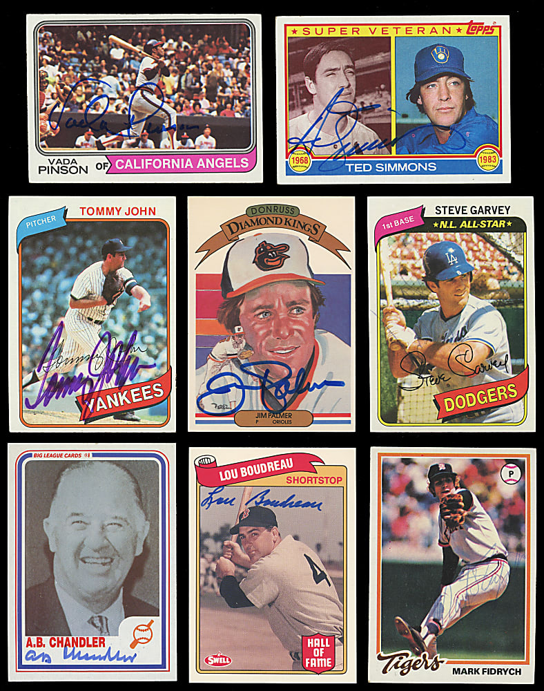 1960s-Modern Signed Baseball Card Collection (450+) with (25+) Hall of Famers Including Tony Gwynn & Tom Seaver