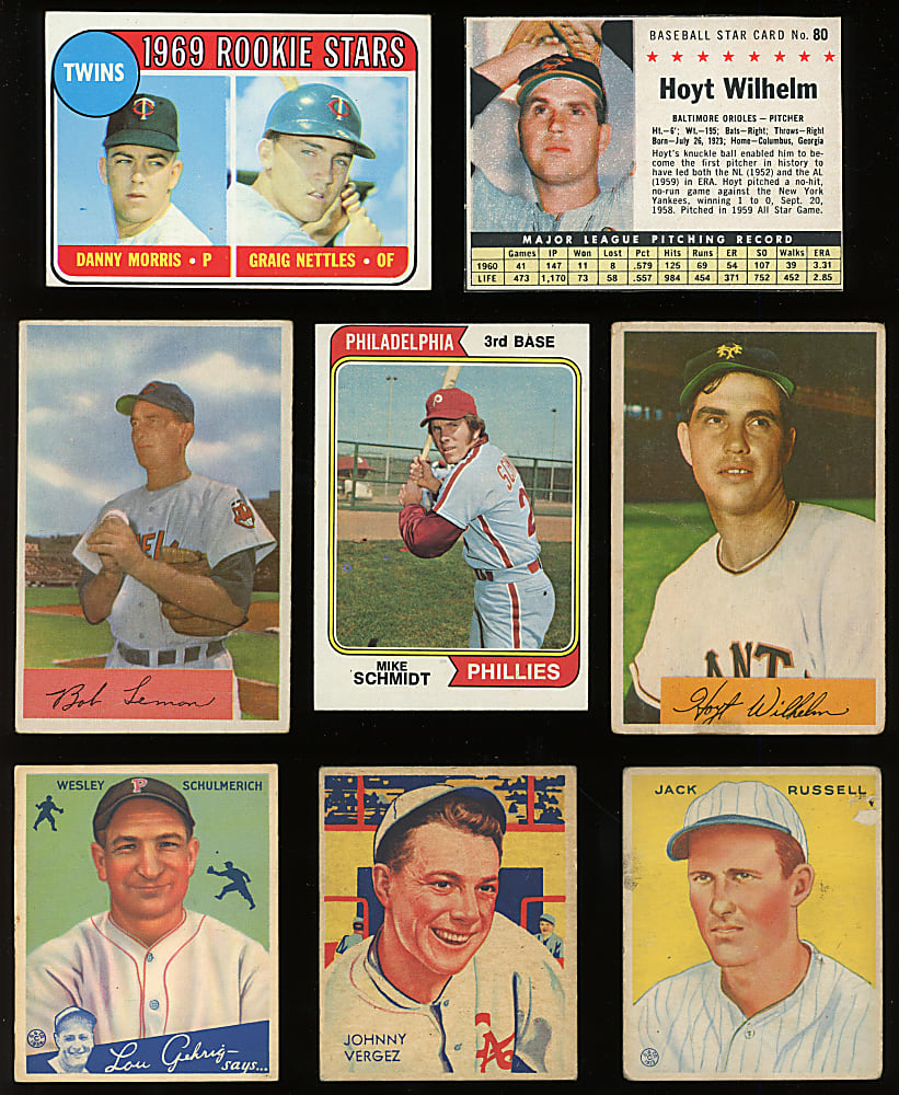 1933-1980 Baseball Collection (57) with (12) Hall of Famers Including (5) Rookies