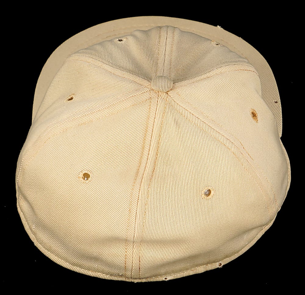 1966 Luke Appling Kansas City Athletics Game-Used Cap with Phil Wood LOA - Rare Style